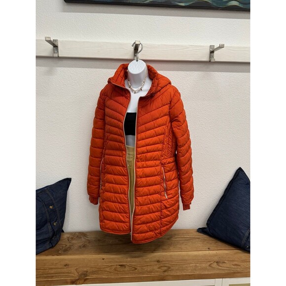 Michael kors orange puffer jacket - Picture 1 of 7